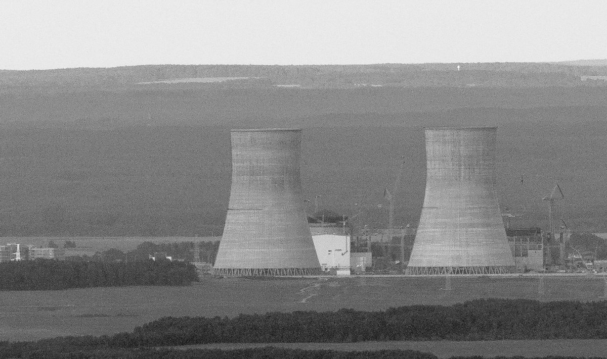 Astravyets nuclear power plant under construction