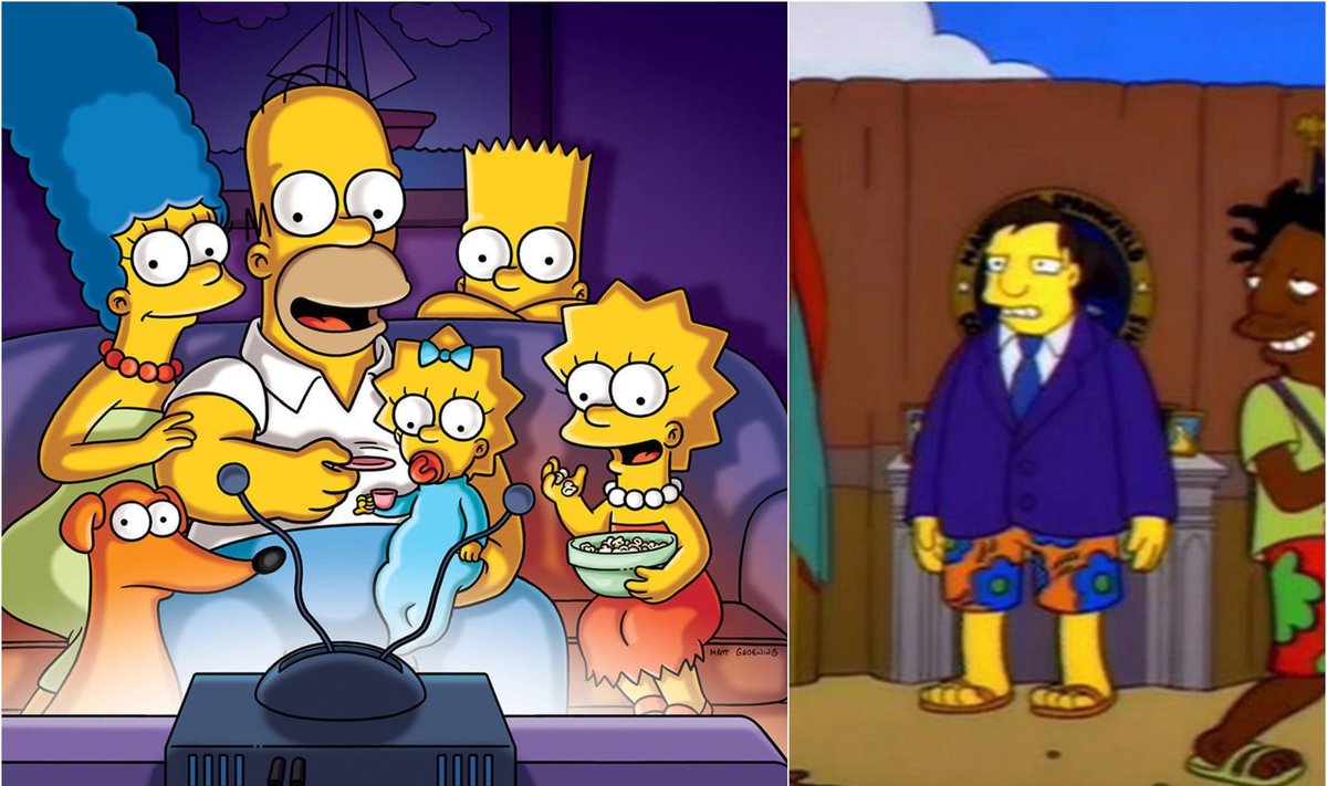 Kadrai iš serialo "Simpsonai"