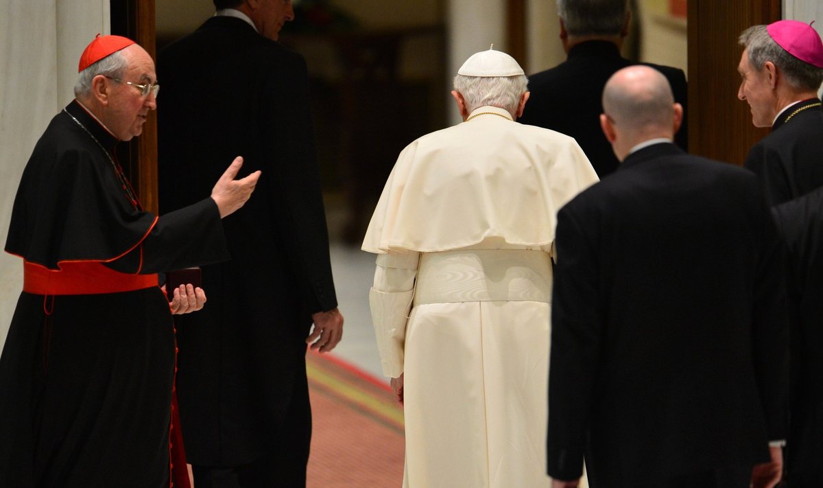 Popiežiaus Benedikto XVI atsisveikinimas su Romos vyskupijos kunigais