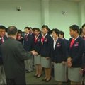 Į Londoną išvyko Šiaurės Korėjos olimpinė delegacija