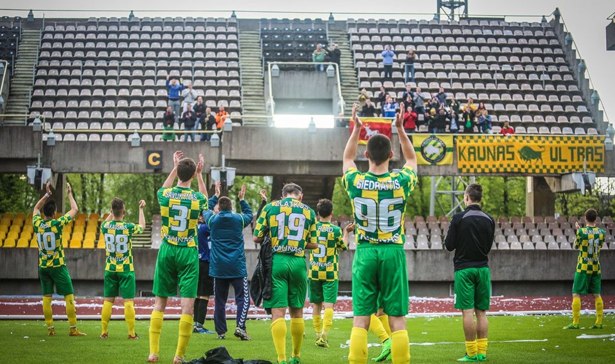 FBK „Kaunas“ futbolininkai (B. Dragūno nuotr.)
