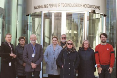 Projekto dalyviai su „Insectum“ direktoriumi S. Tracevičiumi