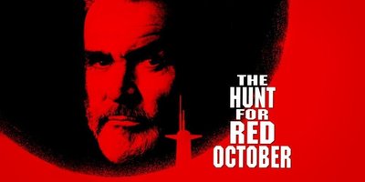 Filmo "Raudonojo Spalio medžioklė" plakatas