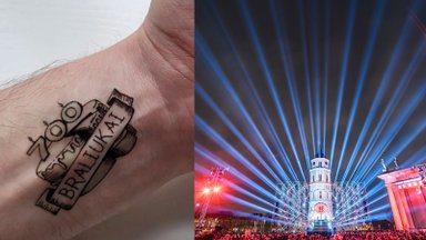 Su gimtadieniu Vilnių sveikino visas pasaulis: Rygos meras net pasipuošė tatuiruote