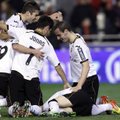 Ispanijos taurės turnyre Valensijos klubų derbyje „Valencia“ užtikrintai įveikė „Levantę“