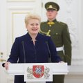 Rinktinę apdovanojusi D. Grybauskaitė: įsipareigoju nuvykti į olimpiadą, jei tai jums padės