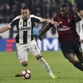Italijos futbolo milžinų mūšyje „Juventus“ įveikė „AC Milan“ ekipą
