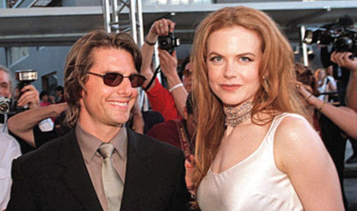 Tomas Cruise ir Nicole Kidman.