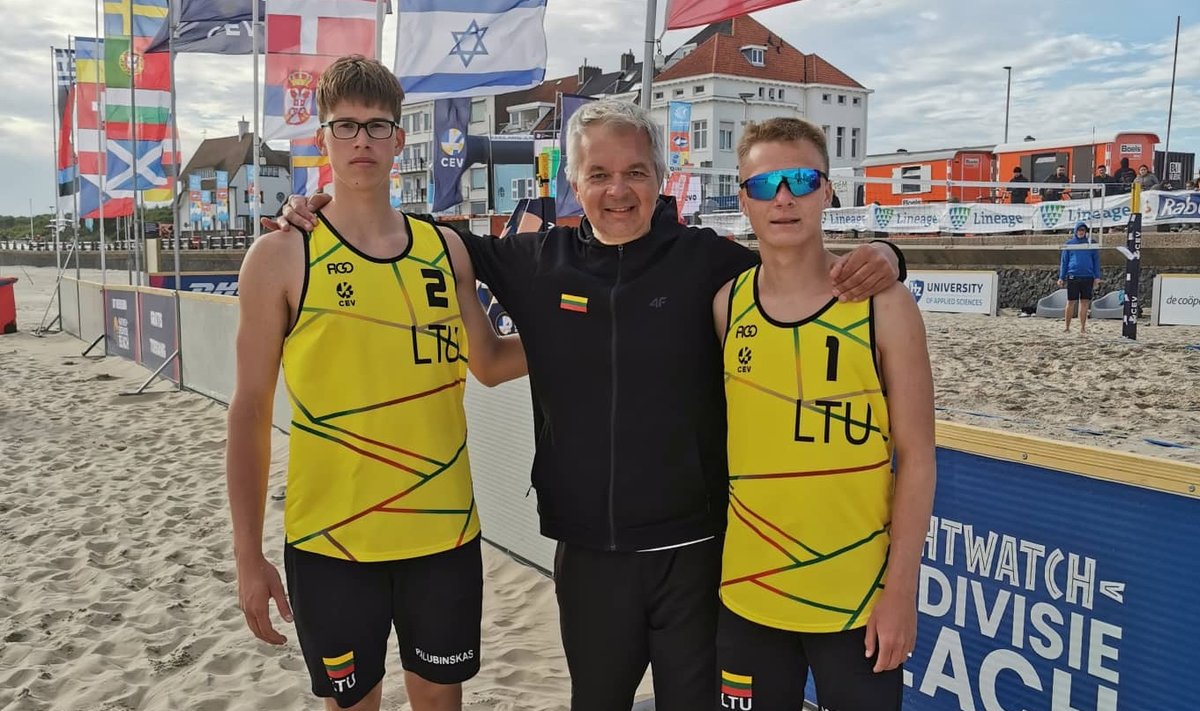 Europos jaunimo (U22) paplūdimio tinklinio čempionatas, Mantas Donėla ir Karolis Palubinskas