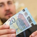 New 20 euro banknote presented to cash handlers at Bank of Lithuania