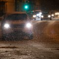 Kelininkai įspėja: naktį eismo sąlygas sunkins plikledis, lijundra ir mišrūs krituliai