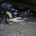 Tragiškai pasibaigusi avarija Rukloje: žuvęs motociklininkas – Lietuvos kariuomenės karys