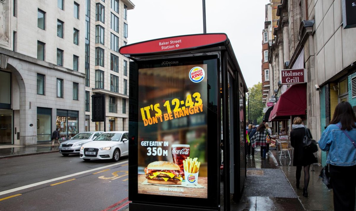 Kontekstinė „Burger King“ reklama