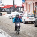 Вильнюсец возмущен: улица сужена так, что по ней не может проехать снегоуборщик