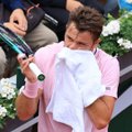 Buvęs „French Open“ čempionas liejo tulžį ant teisėjo dėl geriamo vandens temperatūros