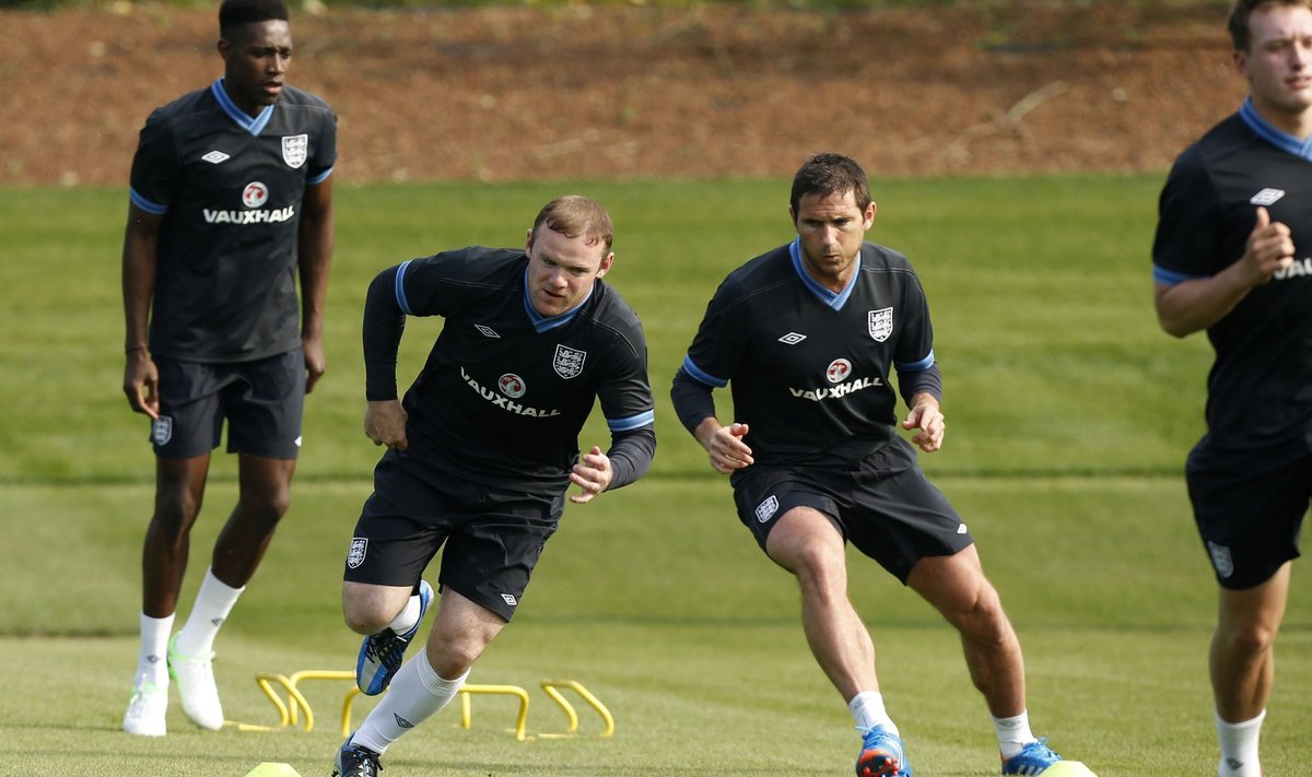 Wayne'as Rooney ir Frankas Lampardas