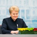 Ukrainian academicians' award is Lithuania's appreciation Grybauskaitė says