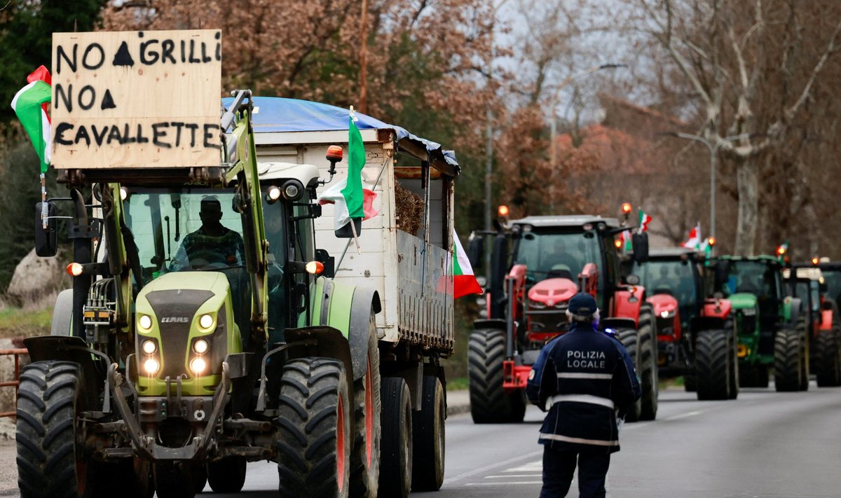 Italijos ūkininkų protestai
