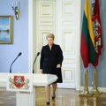 D. Grybauskaitė: noriu ir privalau