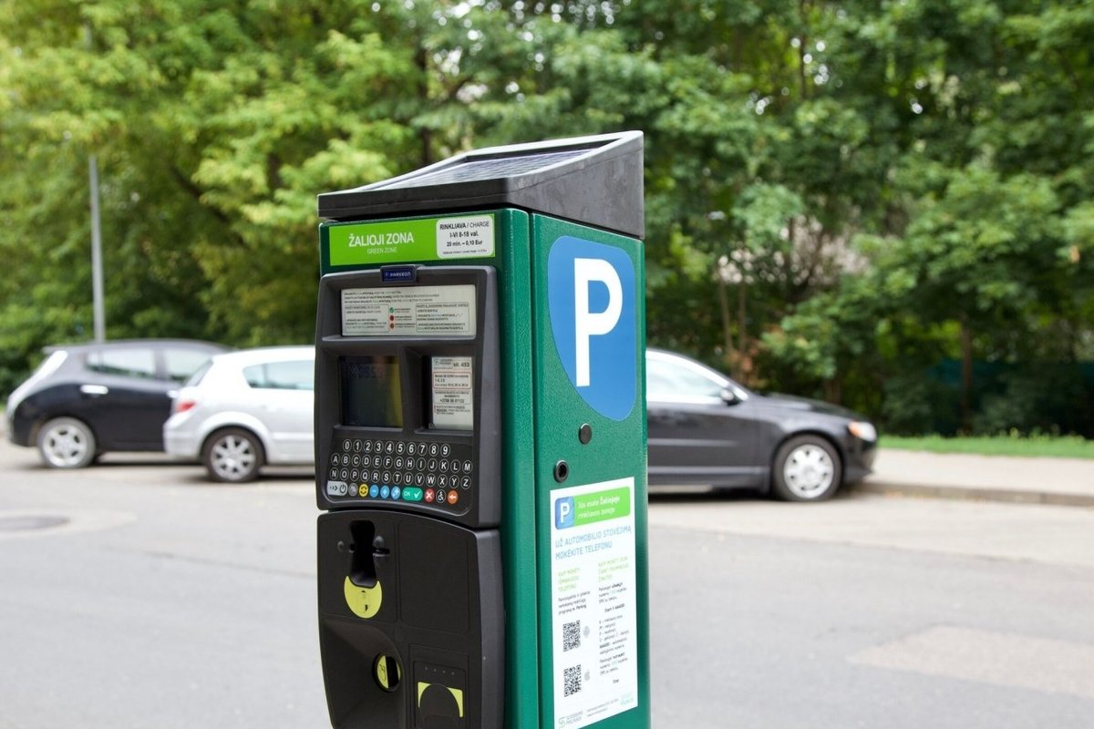 Da agosto il parcheggio a Vilnius in alcuni parcheggi è diventato più caro
