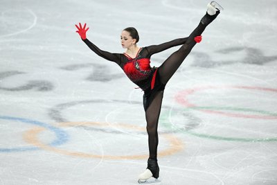Kamila Valijeva Pekino žiemos olimpinėse žaidynėse
