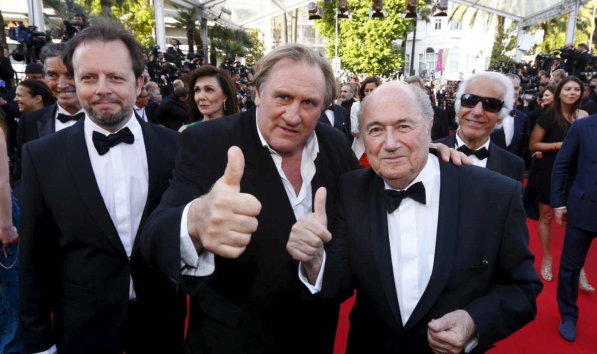 Seppas Blatteris ir Gerardas Depardieu