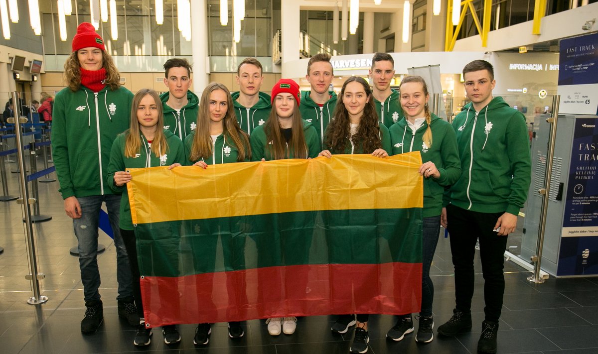 Lietuvos rinktinė išvyksta Europos jaunimo olimpinį žiemos festivalį