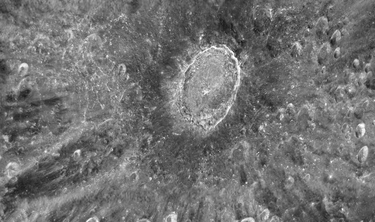 Tycho krateris Mėnulyje