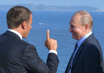 Emmanuelis Macronas, Vladimiras Putinas