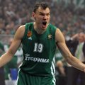 Puikiai žaidęs Š.Jasikevičius padėjo „Panathinaikos“ prasibrauti į Eurolygos finalo ketvertą