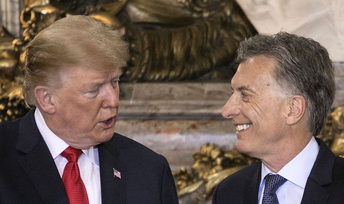 Donaldas Trumpas ir Mauricio Macri