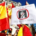 Šimtai tūkstančių Katalonijos nepriklausomybės priešininkų rinkosi į eitynes Barselonoje