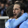 Italijoje – „Roma“ ir „Napoli“ futbolininkų pergalės