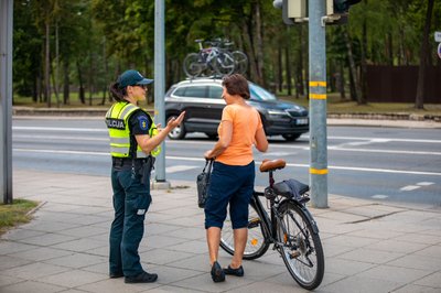 Policija ir dviračiai