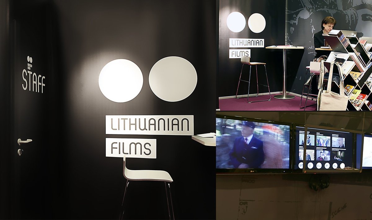 "Lithuanian Films" stendas Europos filmų mugėje