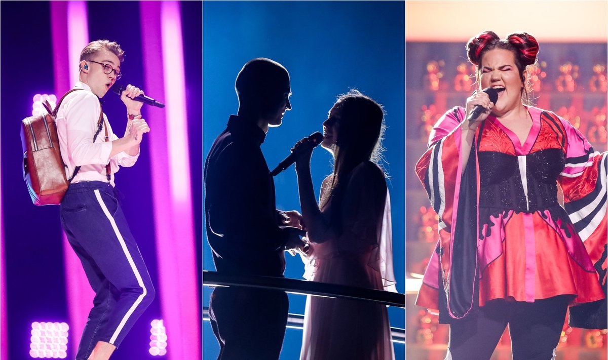 Eurovizijos dalyviai iš Čekijos, Lietuvios ir Izraelio