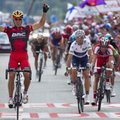 Devynioliktą „Vuelta a Espana“ lenktynių etapą laimėjo belgas Ph.Gilbert'as