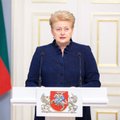 Prezidentės Dalios Grybauskaitės spaudos konferencijos tiesioginė transliacija