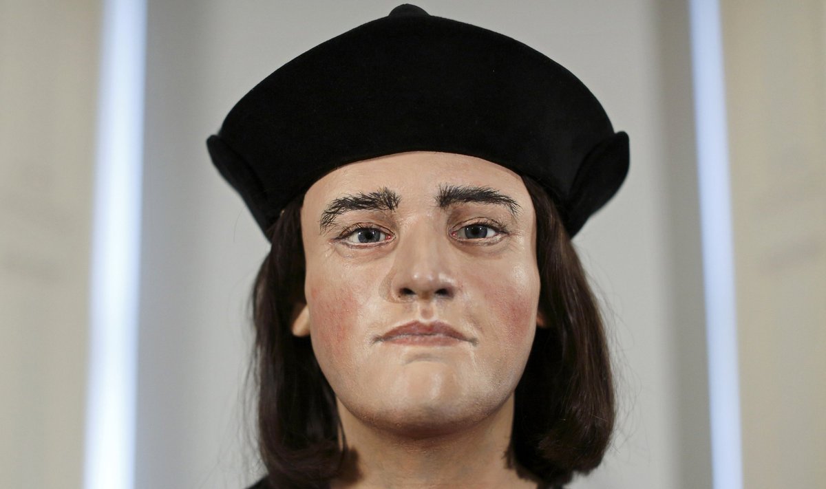 Mokslininkai pristatė Anglijos karaliaus Richardo III veido rekonstrukciją 