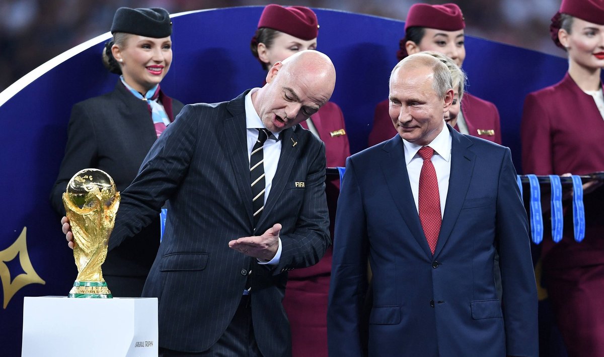 FIFA prezidentas Gianni Infantino, Vladimiras Putinas
