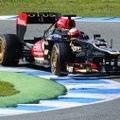 „Formulės-1“ bandymuose Cherese dominavo R.Grosjeanas