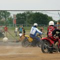 Europos motobolo čempionate Lietuvos rinktinė pergalių neiškovojo