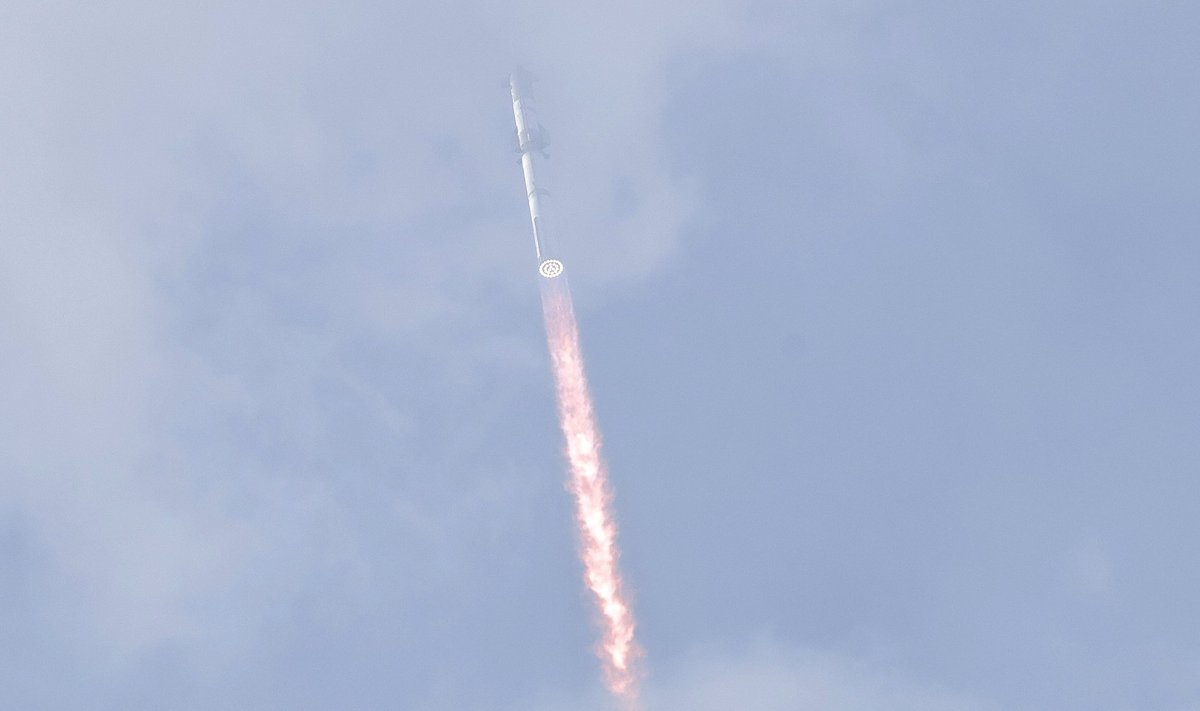 Space X raketos paleidimas. ELTA/DPA nuotr.