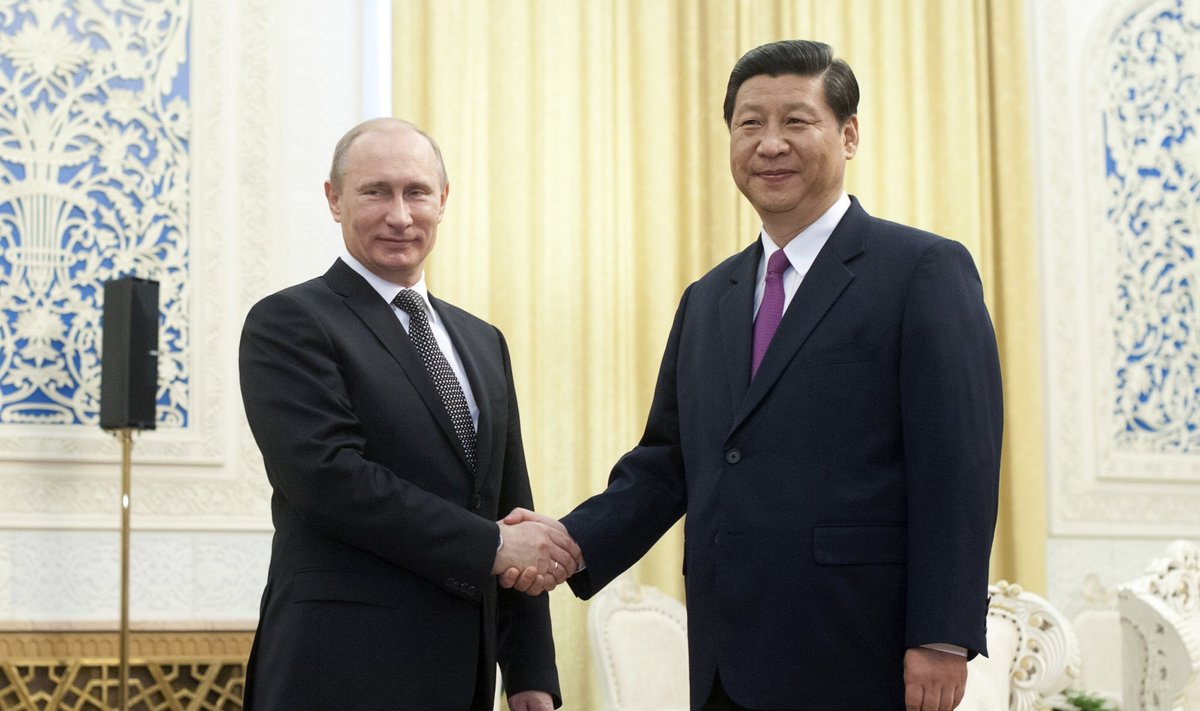 Vladimiras Putinas ir Xi Jinpingas (Si Dzinpinas)