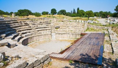 Teatro liekanos senojoje Trojoje, Turkijos teritorijoje