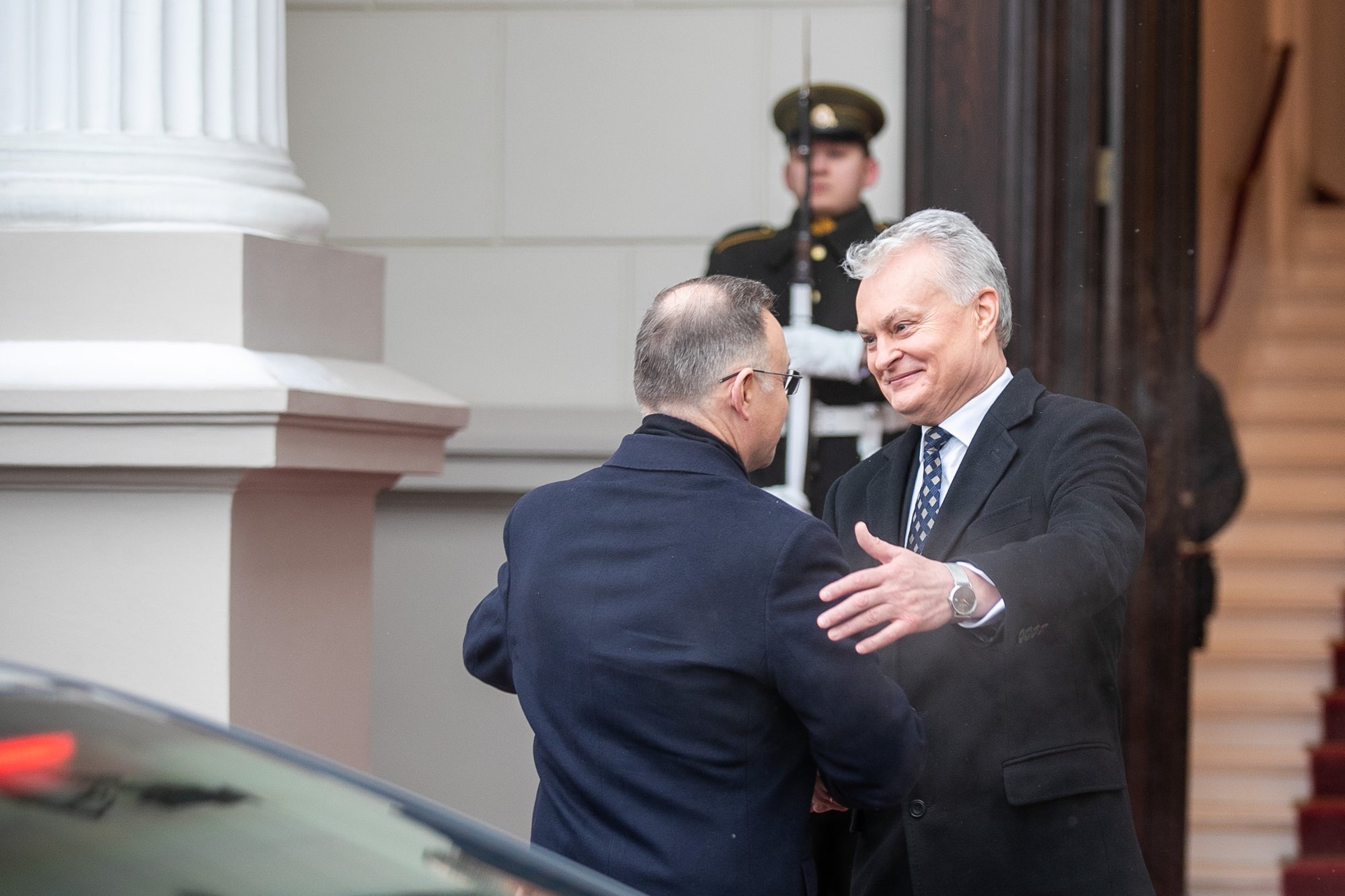 Prezydenci Duda i Nausėda spotkali się w Wilnie: będą rozszerzać współpracę Litwy i Polski na polu wojskowym