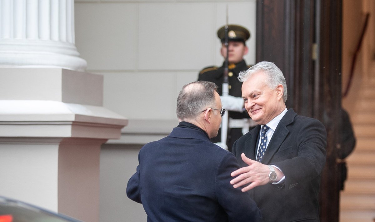 Lietuvos Respublikos Prezidentas Gitanas Nausėda priėmė į Lietuvą atvykusį Lenkijos vad