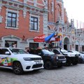 Vilniuje ir Taline finišavo Baltijos kelio 30-mečio žygis: vienybę parodė tūkstančiai automobilistų
