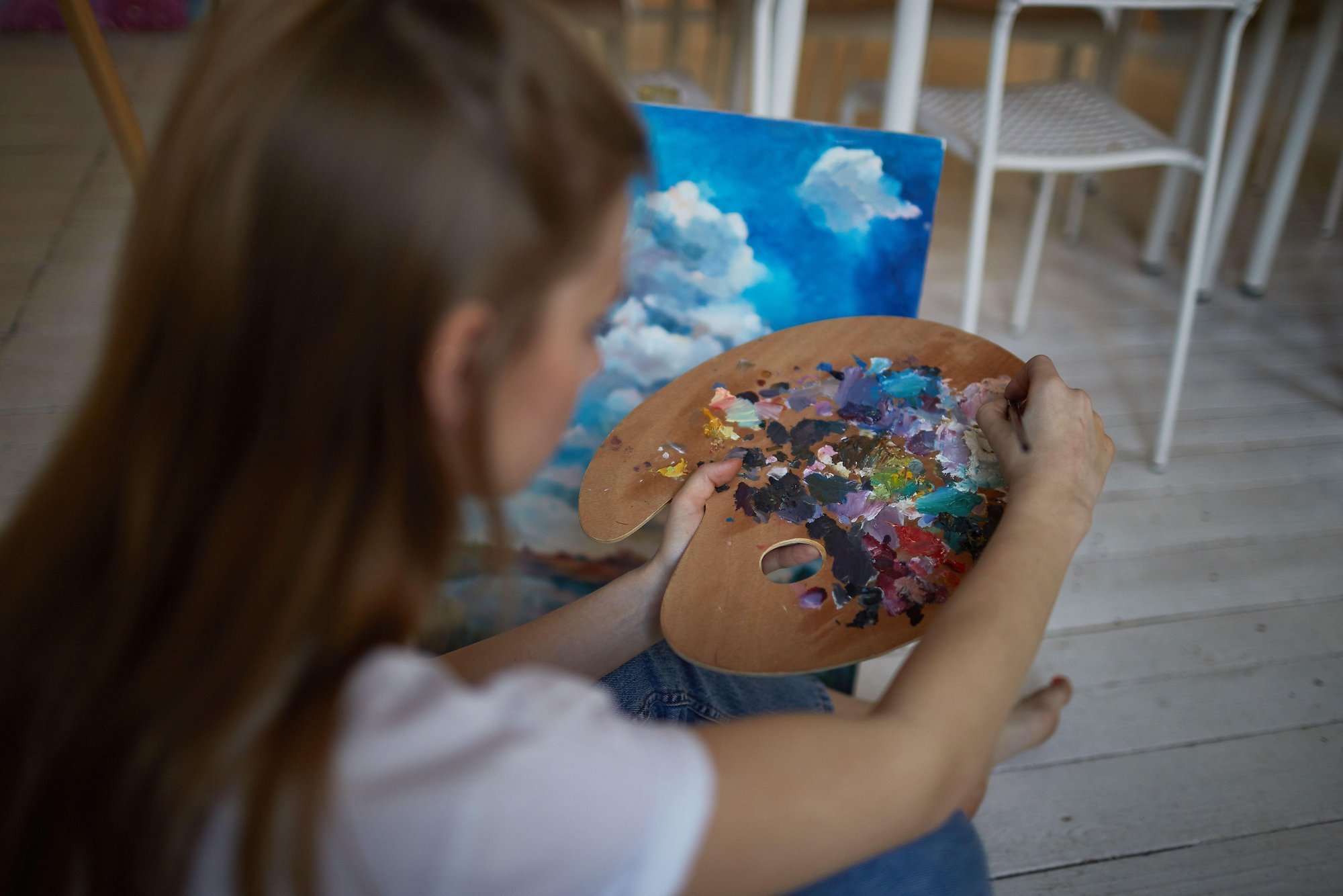 Painting, associative photo