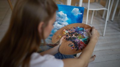 Painting, associative photo